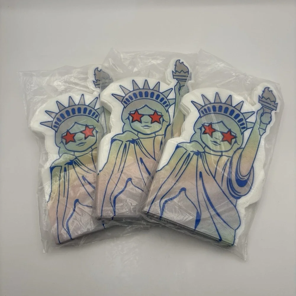 CELEBRATE! Patriotic Statue of Liberty 2-Ply Napkin Set 48pc (16x3Pk)